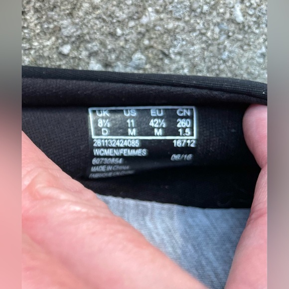 CLARKS Cloudsteppers Ballet Flats - Women's Sz 11M - Blue Fabric Shoes- Stretch - Picture 8 of 8